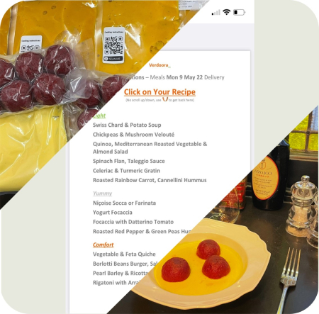 100% fresh vegetarian food delivered in London, UK